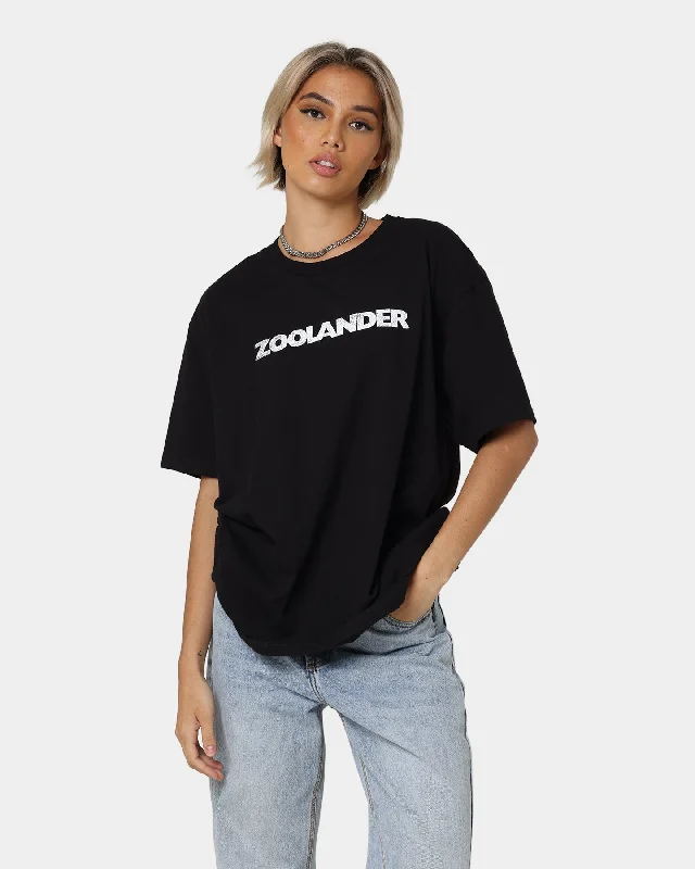 American Thrift X Zoolander Zoolander T-Shirt Black Boxy Fit Fitted Loose