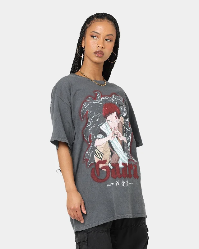 Goat Crew X Naruto Gaara CLR T-Shirt Charcoal Graphic Embroidered Appliqued