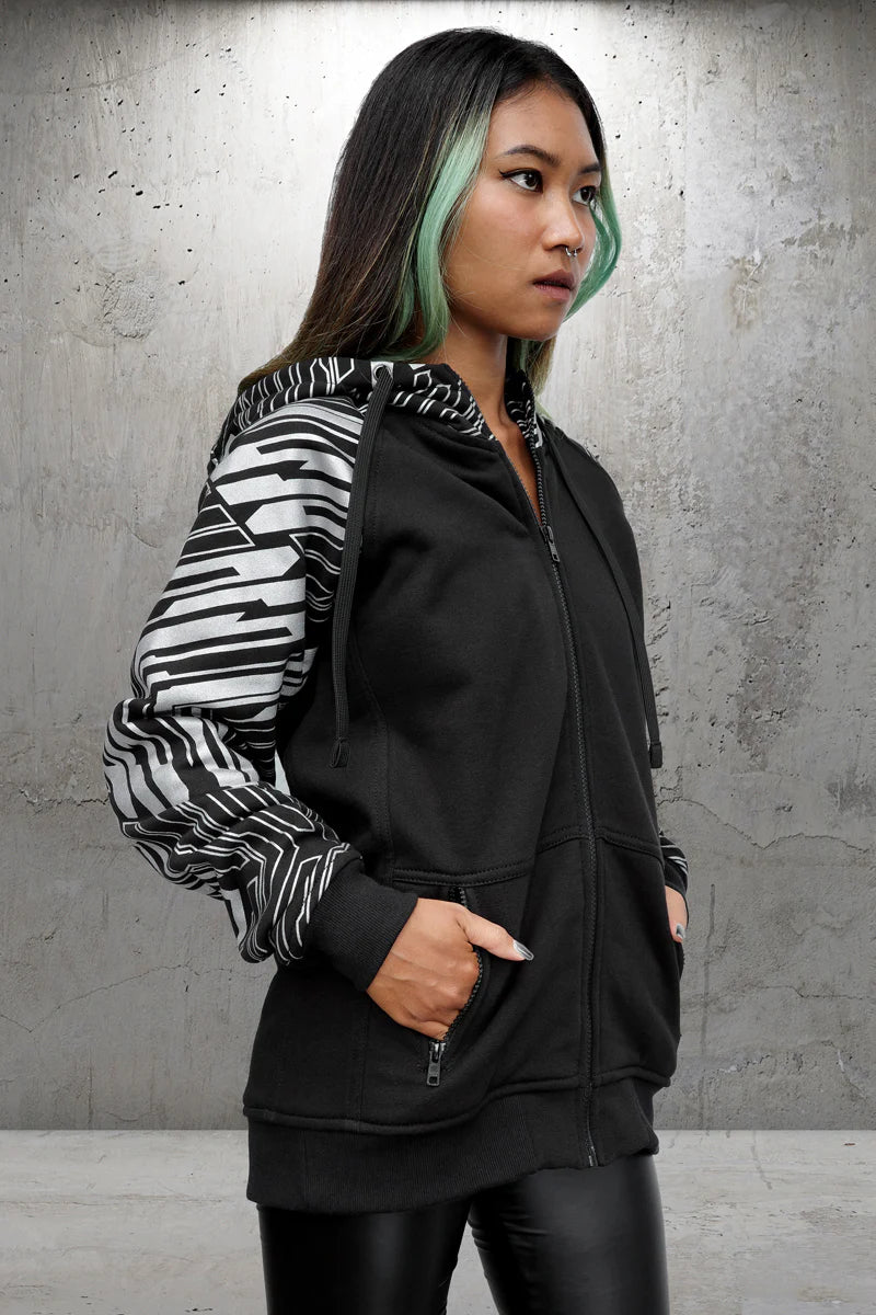 Storm Women Hoodie Hoodie with Raglan Sleeves Sporty Comfortable