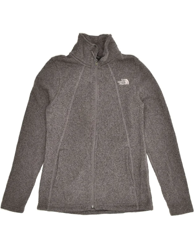 THE NORTH FACE Womens Fleece Jacket UK 10 Small Grey Polyester Jacket Blazer Coat