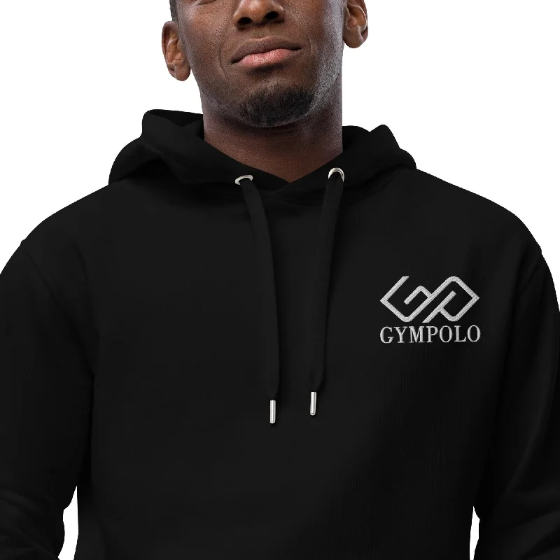 GYMPOLO Premium eco hoodie Hoodie with Side Slits Relaxed Casual