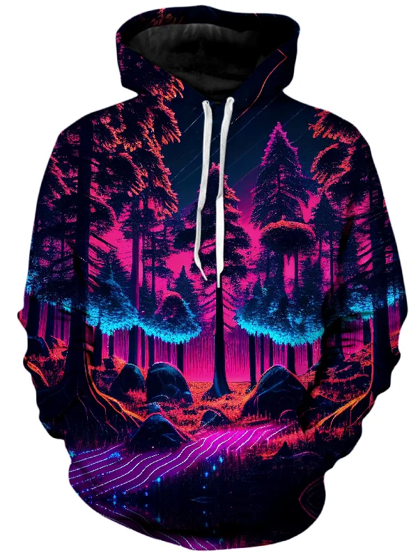 Neon Forest Unisex Hoodie Hoodie with Strings Custom Fit Adjustable