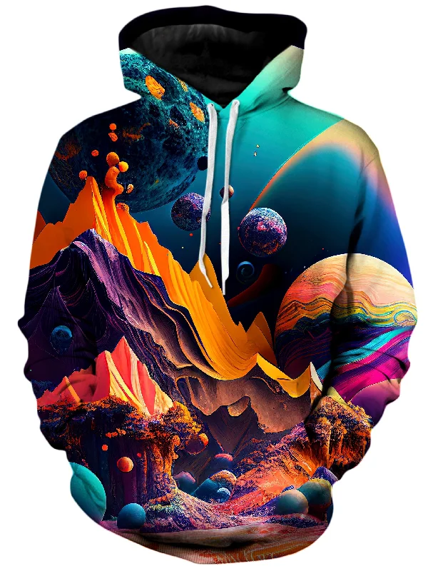 Solar System Unisex Hoodie Hoodie with Hem Ribbing Snug Secure