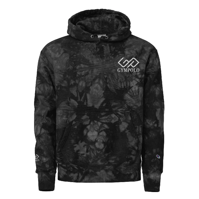 GYMPOLO Unisex Champion tie-dye hoodie Hoodie with Pocket Utility Practical