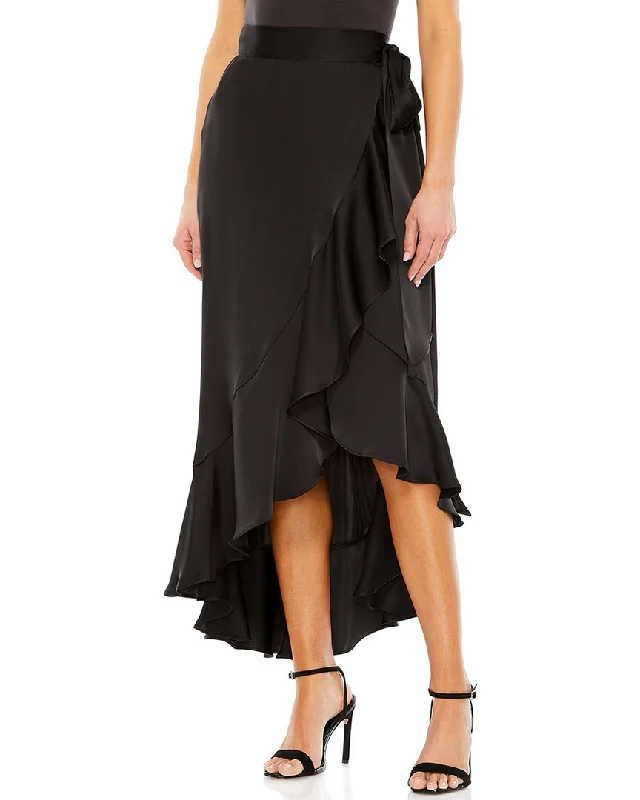 Mac Duggal Wrap Skirt boho skirt vibe