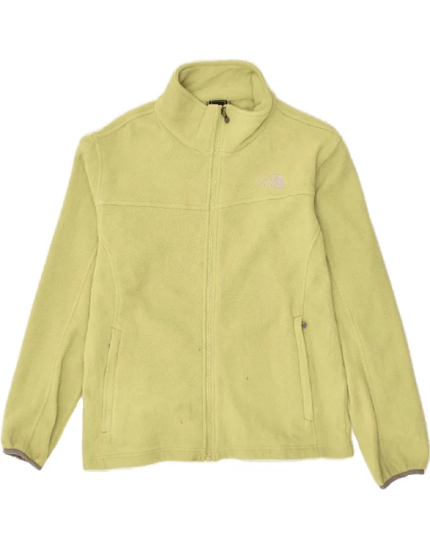 THE NORTH FACE Womens Fleece Jacket UK 12 Medium Green Polyester Mesh Jacket Canvas Jacket Denim Jacket