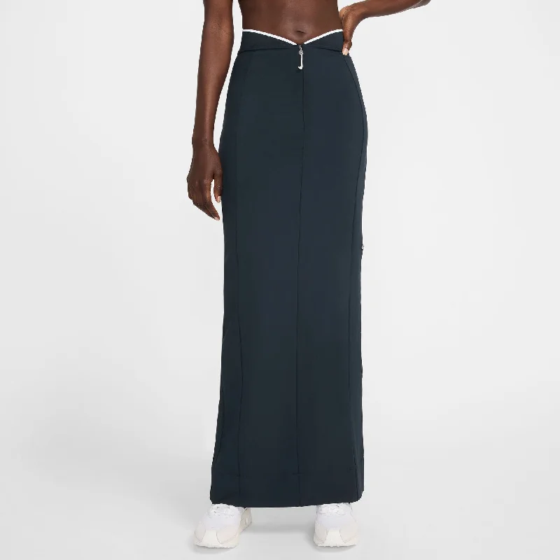 WMNS Nike x Jacquemus Skirt "Dark Obsidian" wool skirt warm