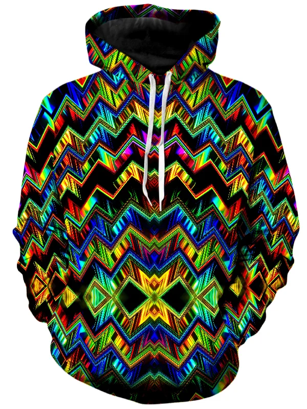 The Fold Unisex Hoodie Hoodie with Hem Fringe Bohemian Relaxed