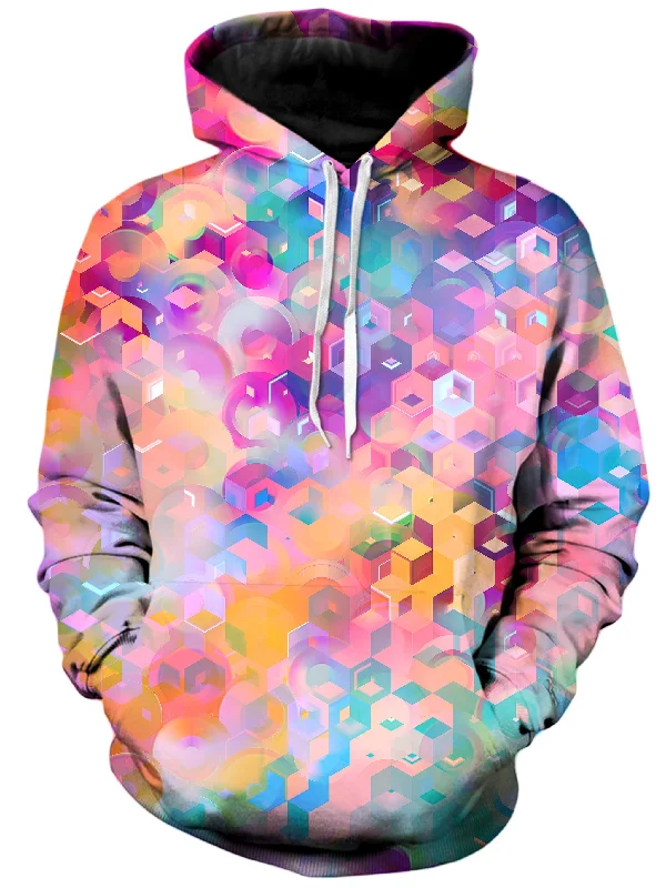 Portal Realm Unisex Hoodie Hoodie with Raw Hem Edgy Unfinished