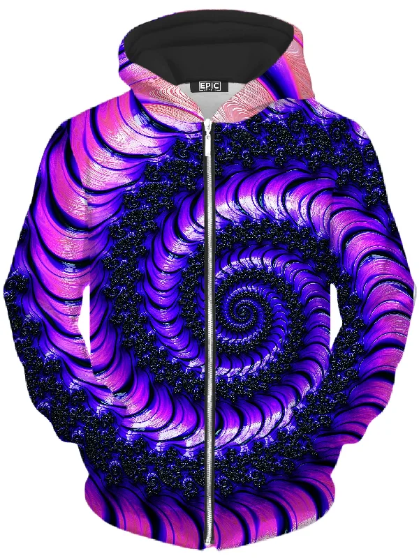 Infinity Unisex Zip-Up Hoodie Hoodie with Toggle Buttons Decorative Unique