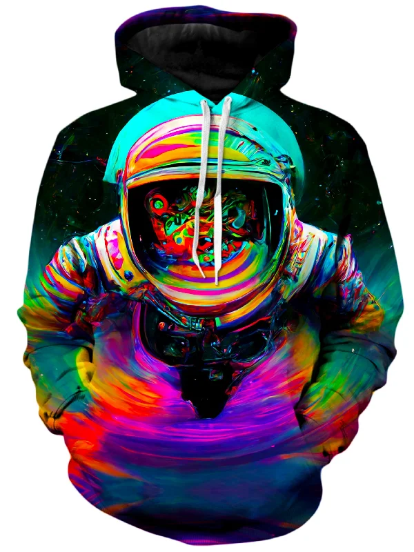 Astro Hyperspace Unisex Hoodie Hoodie with Raglan Sleeves Sporty Comfortable