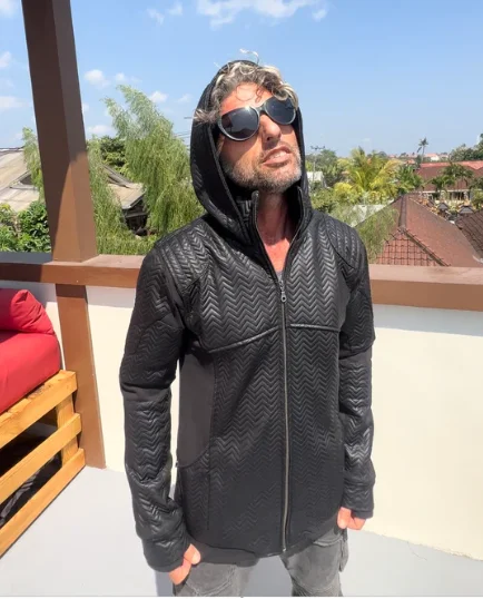 Freq G Hoodie - Waves Hoodie with Snap Buttons Easy Quick