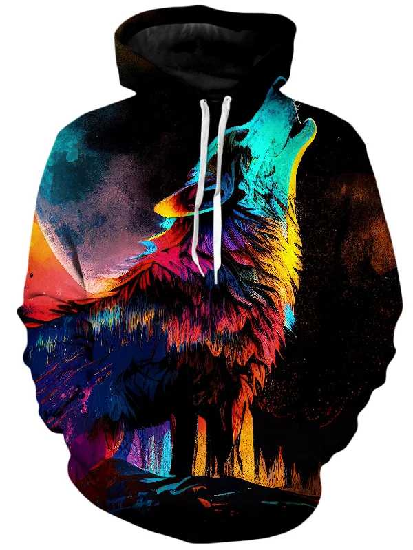 Spirit Wolf Unisex Hoodie Hooded Sweatshirt Casual Wear Street Style