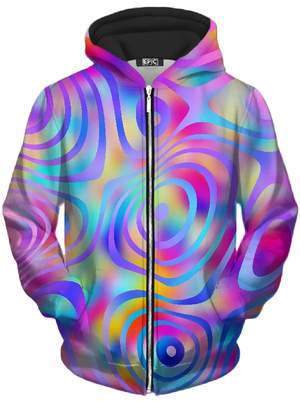 Cali Dreaming Unisex Zip-Up Hoodie Hoodie with Rolled Sleeves Casual Relaxed