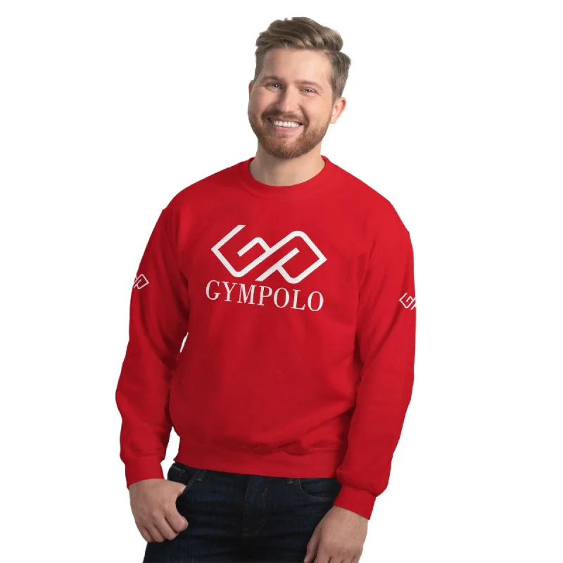 GYMPOLO Unisex Sweatshirt Hoodie with Emblem Brand Identity