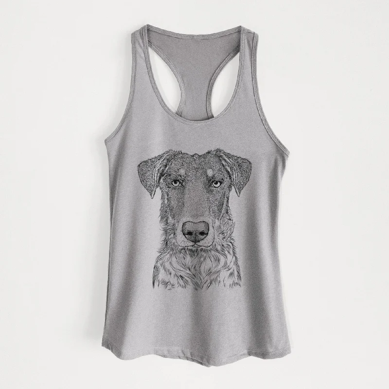 Wesson the Beauceron - Women's Racerback Tanktop cute tank top