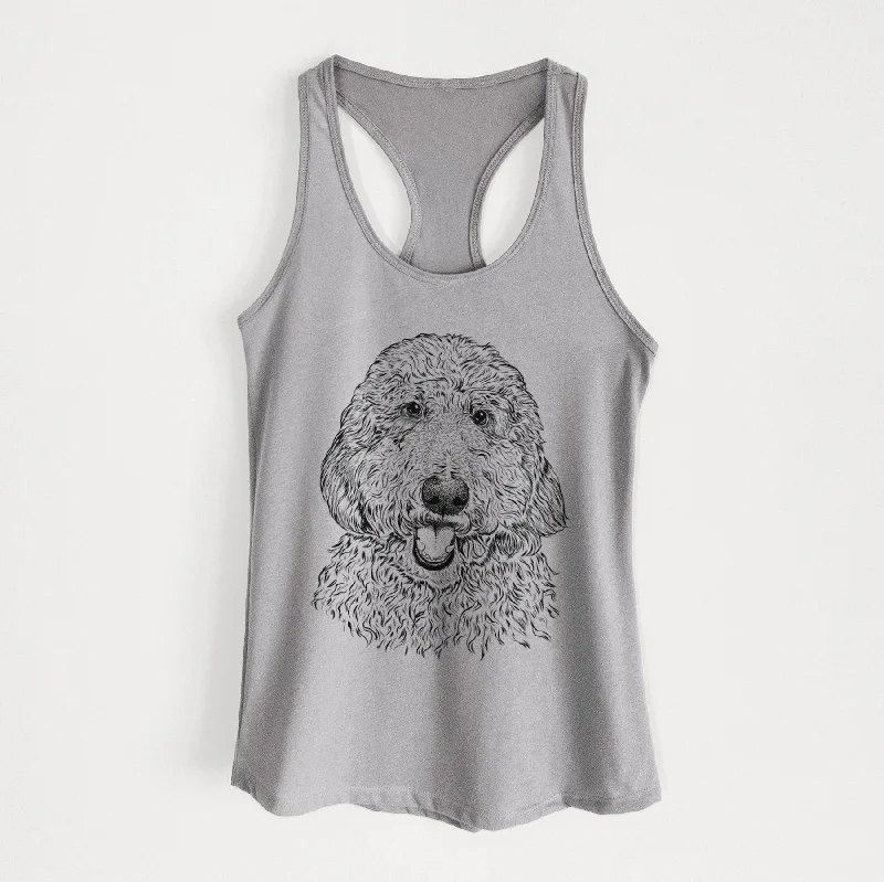 Whisper the Goldendoodle - Women's Racerback Tanktop trendy tank top