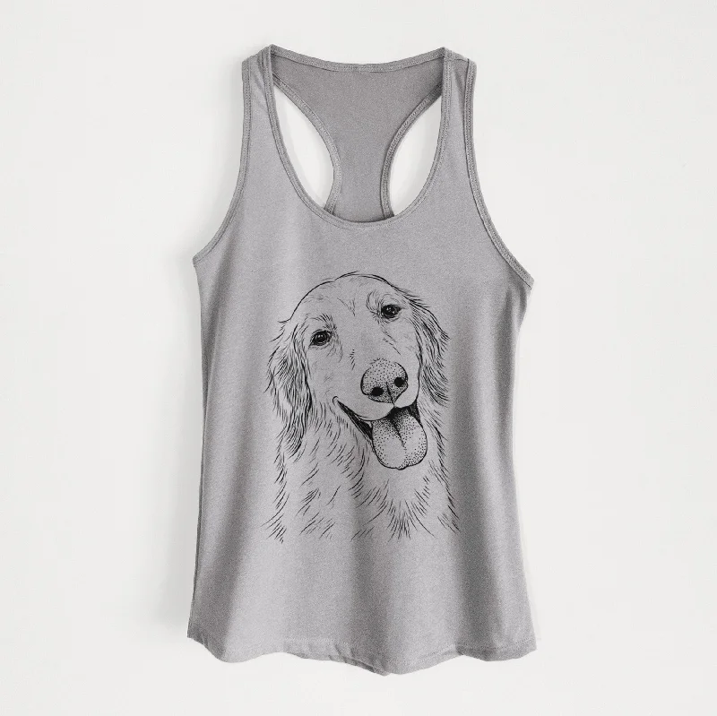 Shelby the Golden Retriever - Women's Racerback Tanktop casual tank top