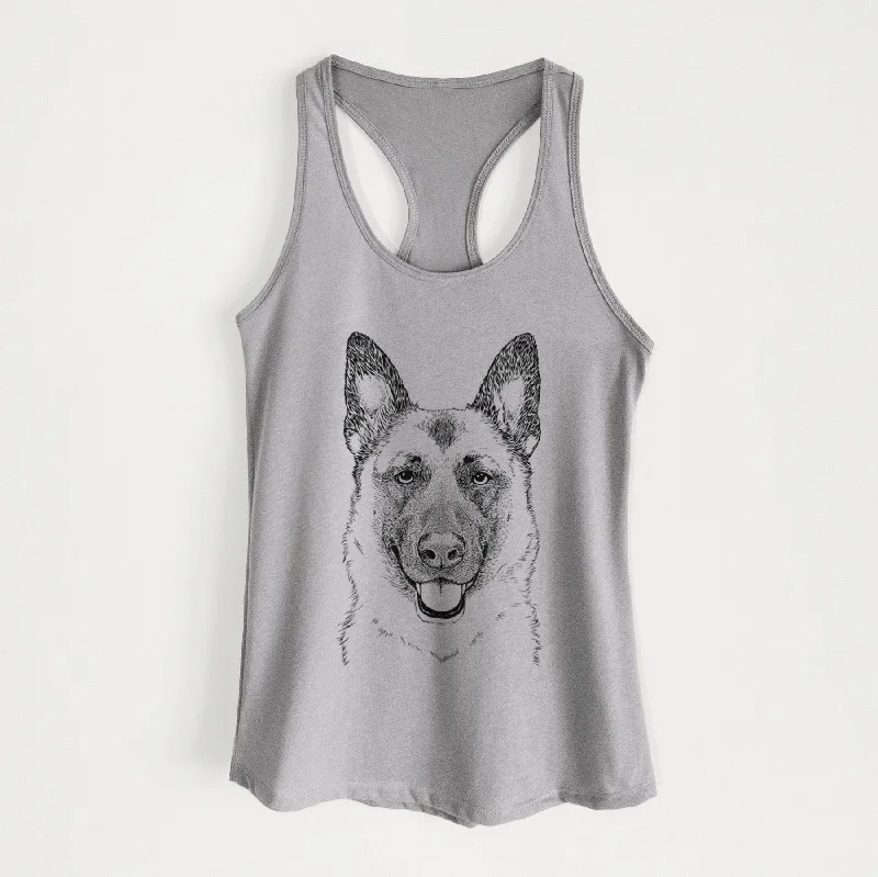 Trooper the German Shepherd - Women's Racerback Tanktop breathable tank top