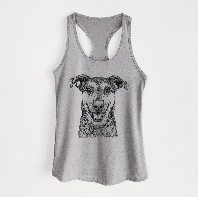 Case the Mixed Breed - Women's Racerback Tanktop flowy tank top