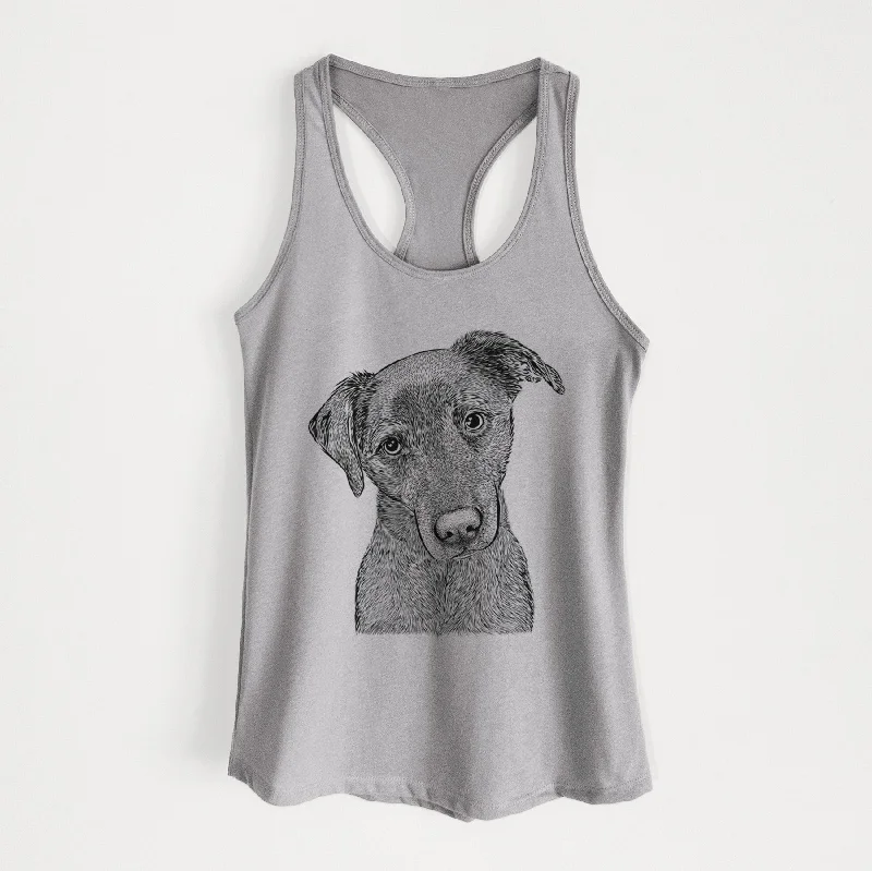 Sadie the Whipador - Women's Racerback Tanktop long tank top