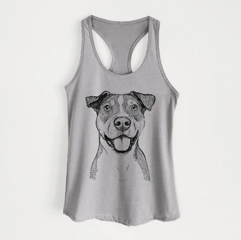 Wendy the Mixed Breed - Women's Racerback Tanktop playful tank top