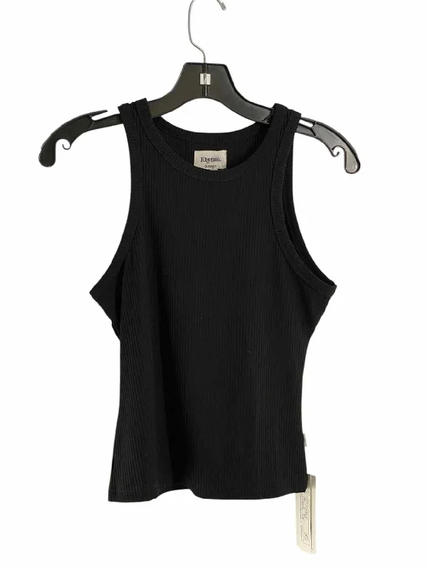 Rythm Size M Black Tank Top relaxed fit tank