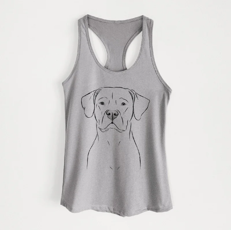 Rufio the Dogo Argentino - Women's Racerback Tanktop boho tank top