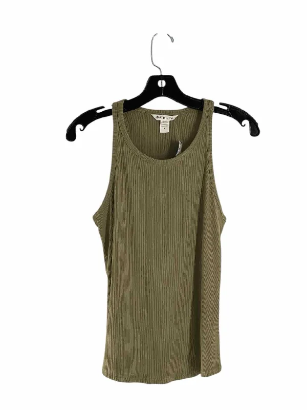 Athleta Size M Green Tank Top glitter tank top