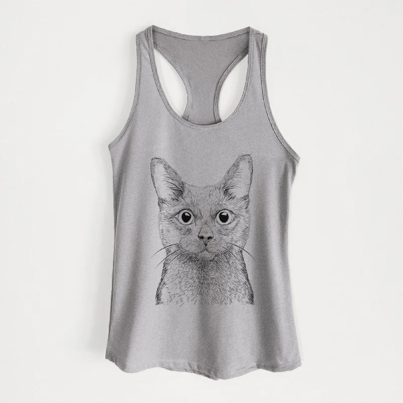 Shadow the Black Cat - Women's Racerback Tanktop slim fit tank