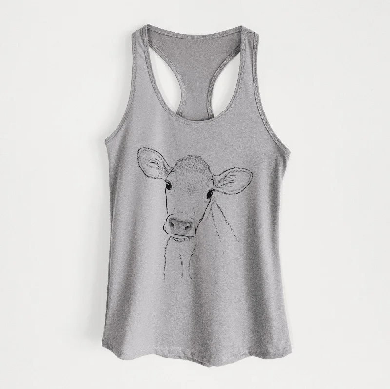 Malu the Cow - Women's Racerback Tanktop breathable tank top