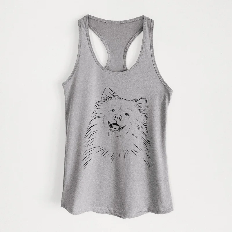 Tillie the Samoyed - Women's Racerback Tanktop lace tank top