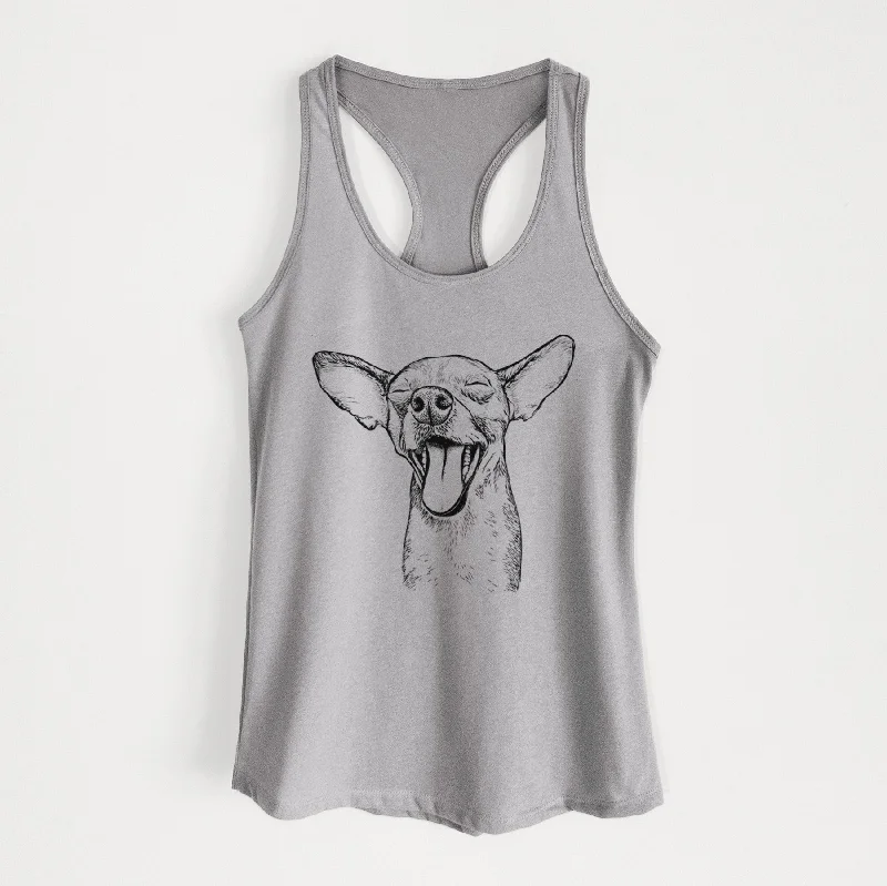 SweetBailey the Chihuahua Mix - Women's Racerback Tanktop gym tank top