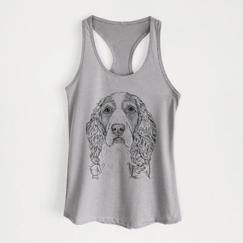 Red the English Springer Spaniel - Women's Racerback Tanktop halter tank top