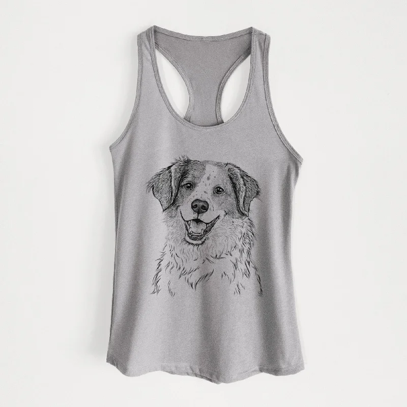 Sophie the Brittany Beagle Mix - Women's Racerback Tanktop white tank top