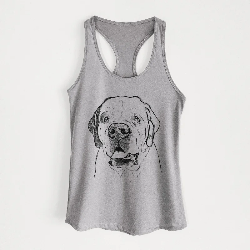 Wendy the Saint Bernard - Women's Racerback Tanktop flirty tank top