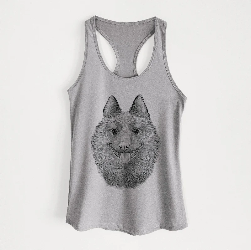 Sander the Schipperke - Women's Racerback Tanktop crossback tank top