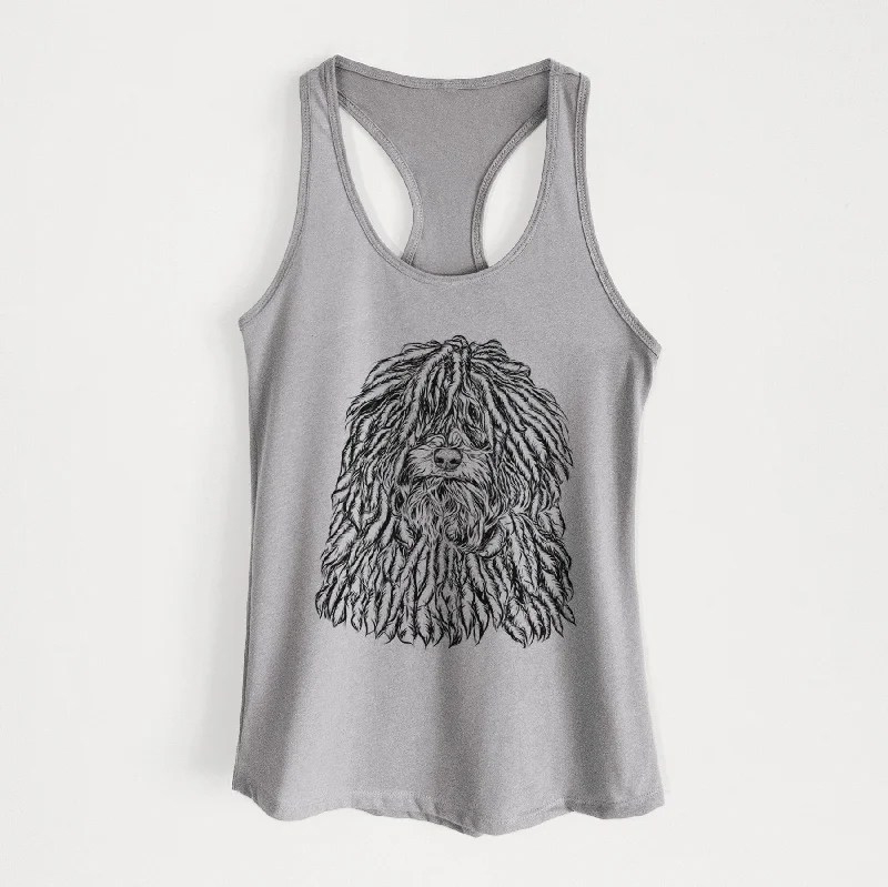 Rezi the Puli - Women's Racerback Tanktop sexy tank top