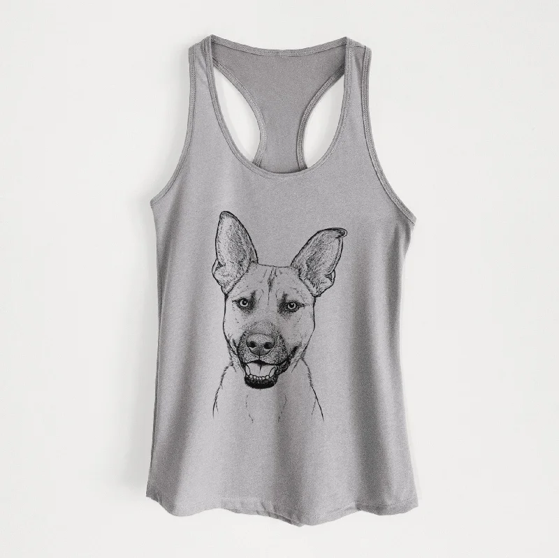 Remus the German Shepherd Mix - Women's Racerback Tanktop pastel tank top