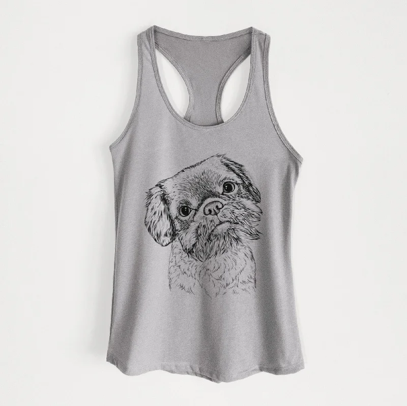 Rufus the Shiffon - Women's Racerback Tanktop striped tank top