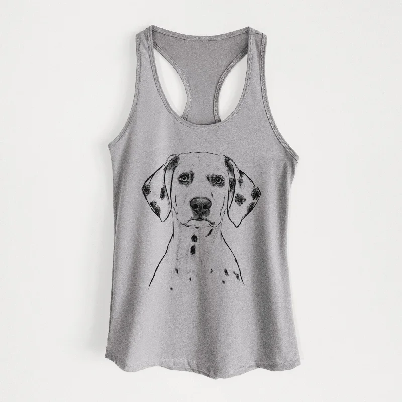 Riot the Dalmatian - Women's Racerback Tanktop boho tank top