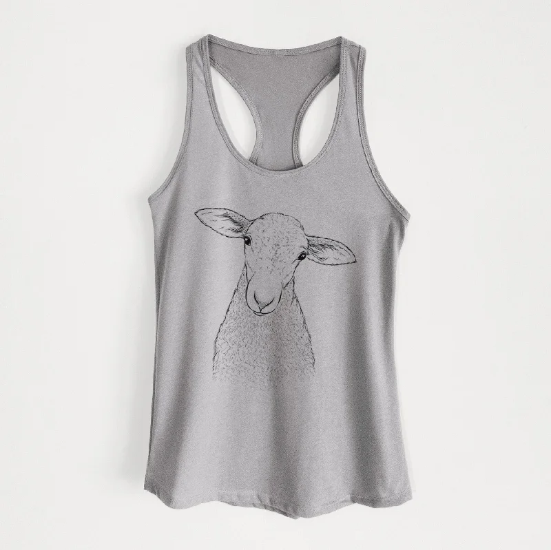 Ivy the Lamb - Women's Racerback Tanktop athletic tank top