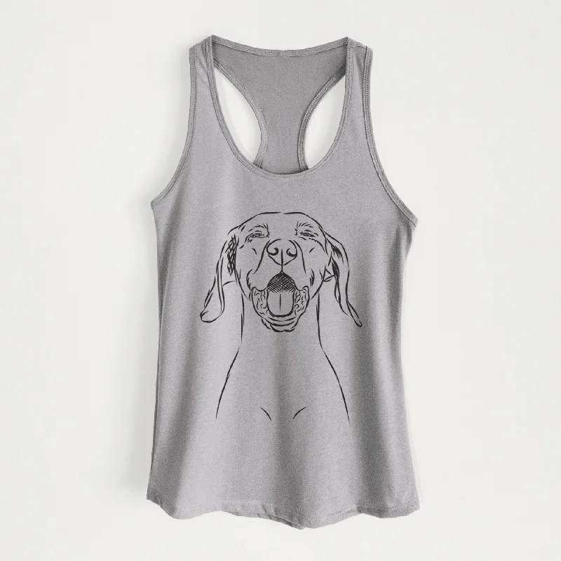 Ollie the Vizsla - Women's Racerback Tanktop beige tank top