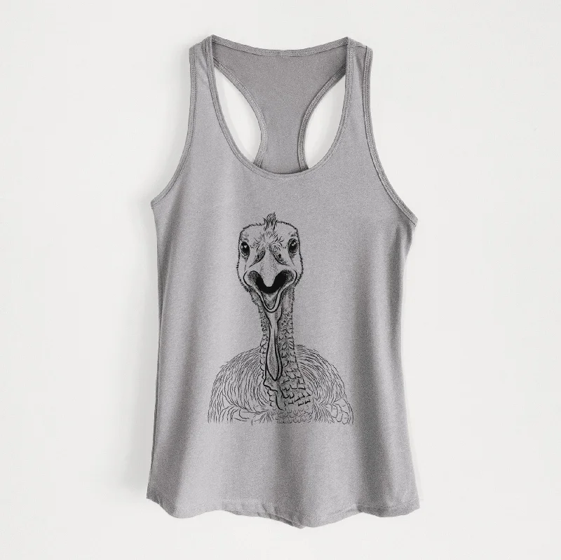 Gobble the Turkey - Women's Racerback Tanktop lightweight tank top