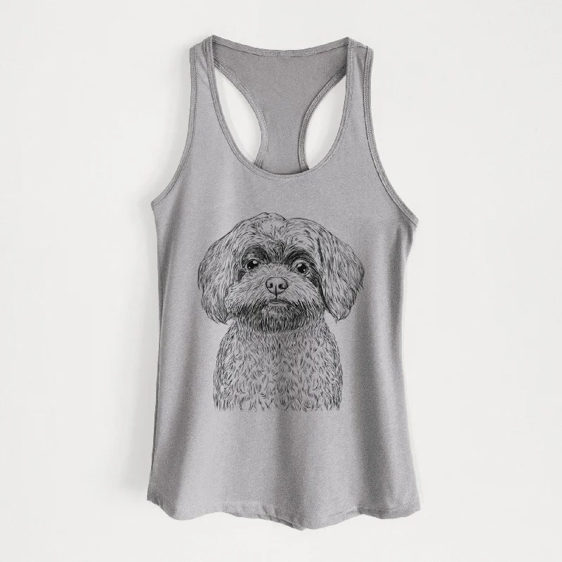 Stella the Shih Tzu Mix - Women's Racerback Tanktop trendy tank top