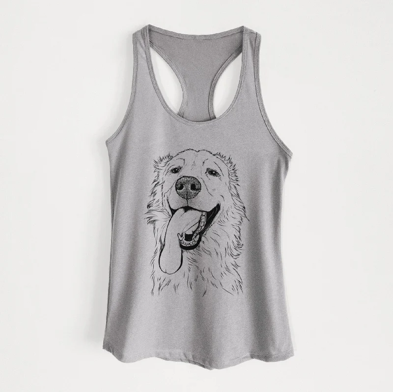 Ranger the Mixed Breed - Women's Racerback Tanktop sage tank top