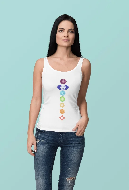 7 Chakra Tank Top for Ladies floral tank top