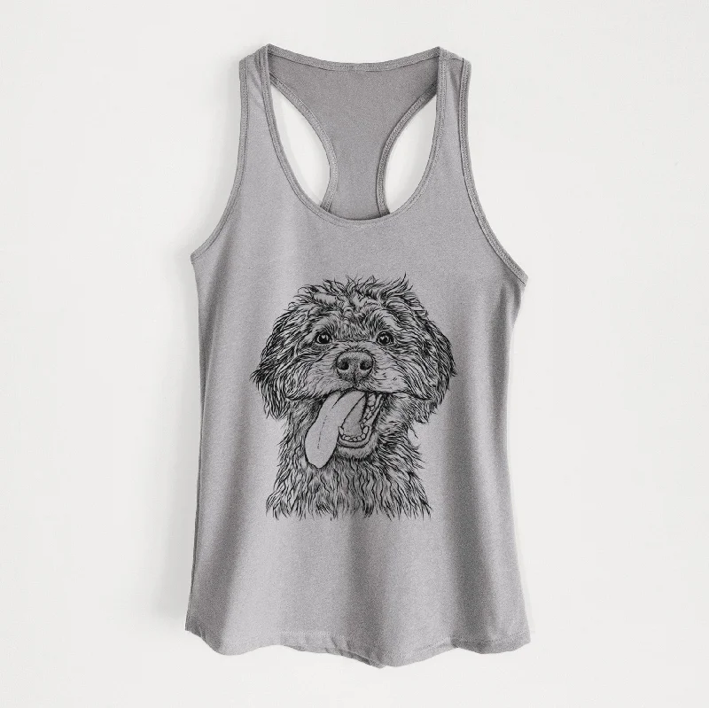 Winnie the Mini Aussiedoodle - Women's Racerback Tanktop soft tank top