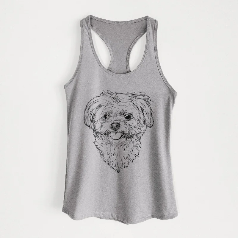 Rosie the Maltipoo - Women's Racerback Tanktop yoga tank top