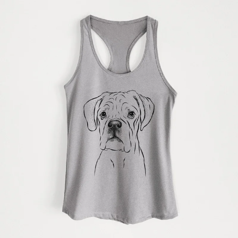 Nelly the Boxer - Women's Racerback Tanktop modal blend tank